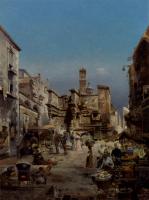 Alott, Robert - A Market In Italy